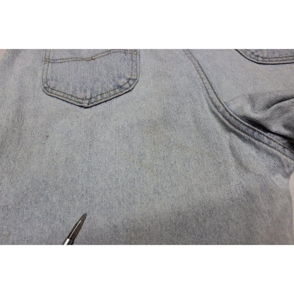 Lee women's 80s 90s vintage light wash high rise tapered leg mom jeans 16/18 Med - Picture 12 of 16